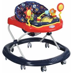 Ходунки Farfello (синий/принт "космос")