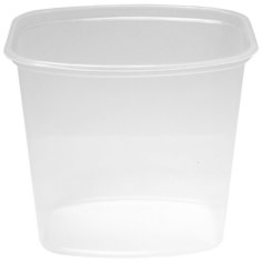 Контейнеры пищевые одноразовые Контейнеры одноразовые OfficeClean 1000мл, набор 100шт., без крышек, 138*102*128мм, ПП, прозрачные