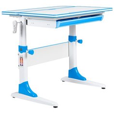 Детский стол Anatomica Study-80 белый/голубой