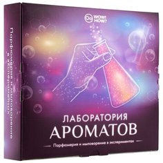 Опыты и эксперименты для детей / Набор для творчества в день рождения "Лаборатория ароматов" / Парфюмерия и мыловарение своими руками / Юный химик / Подарок для мальчика и девочки / Занимательная и простая наука WOW HOW