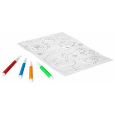Наклейки 3D, Птички и цветы, Bondibon (набор для творчества, ВВ2622)