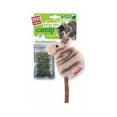 Мышка с кошачьей мятой 10 см, GiGwi (игрушка для кошек, 75382)
