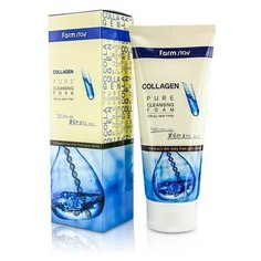 Пенка очищающая FarmStay Pure Cleansing Foam (С коллагеном)