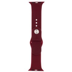 Аксессуар Ремешок Evolution для Apple Watch 42/44mm Sport Silicone Wine Red AW44-S01