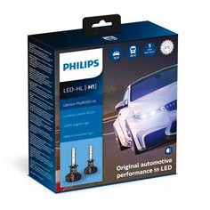 Лампа Philips Ultinon Pro9000 LED-HL H1 13.2V 18W 5800K (2 штуки) 11258U90CWX2