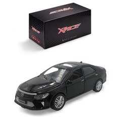 Детская инерционная металлическая машинка Serinity Toys, с открывающимися дверями, модель Toyota Camry, со светом и звуком, черный