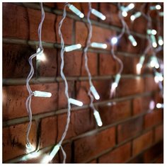 Гирлянда NEON-NIGHT Бахрома (Айсикл), 255-165, 480х60 см, 176 ламп, белый/белый провод