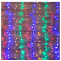 Гирлянда NEON-NIGHT 235-059, 300 ламп, разноцветный/прозрачный провод