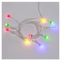 Светодиодная гирлянда "Шарики" NEON-NIGHT свечения мультиколор, 1.5 м