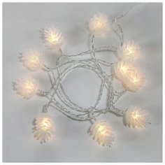 Светодиодная гирлянда "Шишки" NEON-NIGHT теплого белого свечения, 1.5 м