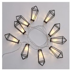 Светодиодная гирлянда "Кристаллы"NEON-NIGHT теплого белого свечения, 1.5 м