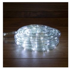 Светодиодная уличная гирлянда "Дюралайт" NEON-NIGHT белого свечения, 14 м