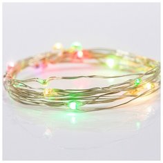 Светодиодная гирлянда "Роса" NEON-NIGHT разноцветного свечения RGB с USB, 2 м