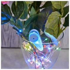 Светодиодная гирлянда "Роса" NEON-NIGHT свечения мультиколор, 3 м