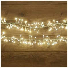 Гирлянда NEON-NIGHT Нить Мишура 303-615, 600 см, 576 ламп, белый/прозрачный провод