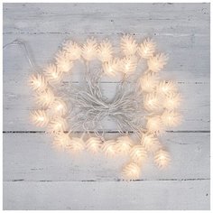 Гирлянда NEON-NIGHT 303-069, 30 ламп, теплый белый/прозрачный провод