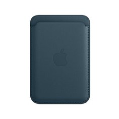 Чехол Apple Leather Wallet with MagSafe, Baltic Blue