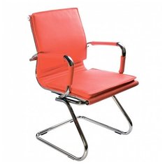 Стул Бюрократ CH-993-LOW-V, металл/искусственная кожа, цвет: красный