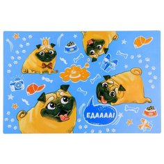 Коврик под миску Пушистое счастье Еда 43х28cm 4087865