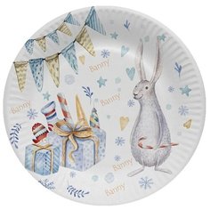 Тарелки бумажные Gratias Banny 230mm 6шт 4092614