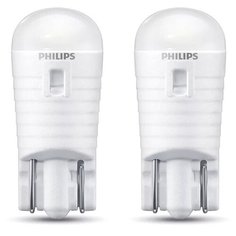 Лампа Philips Ultinon Pro3000 W5W 12V-6W (2 штуки) 11961U30CWB2