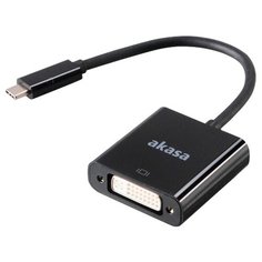 Цифровой конвертер Akasa USB Type-C to DVI 15cm AK-CBCA09-15