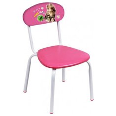 Детский стул Nika СТУ5 С котенком Pink