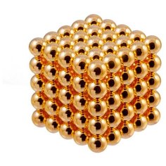 Магниты Forceberg Cube 10мм 125 элементов Gold 9-4818236