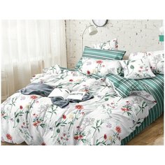 Постельное белье Sleeping Place 2-х спальное поплин 100% хлопок пододеяльник 215х175,простыня 215х180,наволочки 70х70 (2 шт.)