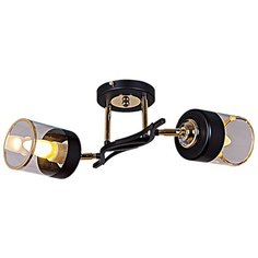 Люстра потолочная Reluce E27 05602-0.3-02B BK+FGD