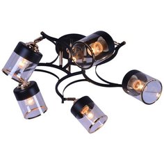 Люстра потолочная Reluce E27 05602-0.3-05B BK+FGD