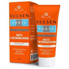 Mirrolla Sulsen Паста «Сульсен Форте» 2% с кетоконазолом против перхоти, 75 мл