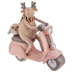 Фигурка Lefard Олень 233-229 розовый/бежевый