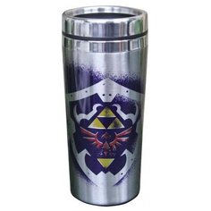Термокружка Paladone Links Travel Mug, 0.3 л серебристый/синий