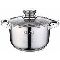 Кастрюля CALVE 5.2 л. с крышкой 24 см (серия Molly)CL-1894