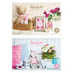Альбом для рисования ArtSpace Stuffed Animals A4 16 листов А16Э_23029