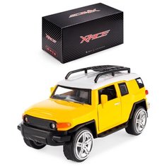 Машинка детская металлическая инерционная Serinity Toys, со светом и звуком, модель Джип Lexus/Toyota