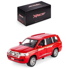 Машинка детская металлическая инерционная Serinity Toys, со светом и звуком, модель Джип Toyota/Mercedes