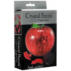 Apple, Crystal Puzzle (3D головоломка, 44 детали) Jeruel Industrial Company