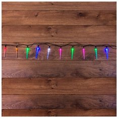 Гирлянда NEON-NIGHT Палочки с пузырьками, 200 см, 20 ламп, разноцветный/зеленый провод