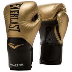 Боксерские перчатки Everlast Elite ProStyle золотой 12 oz