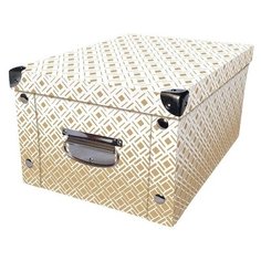 Коробка складная Storidea, ромбы 300х200х150мм картон/металл