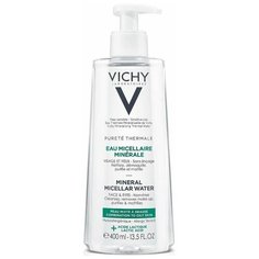 Vichy мицеллярная вода с минералами для жирной и комбинированной кожи Purete Thermal, 400 мл