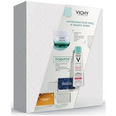 VICHY Набор: Слоу Аж Укрепляющий крем для сухой кожи SPF 30, 50 мл + Мицеллярная вода с минералами для чувствительной кожи 200 мл