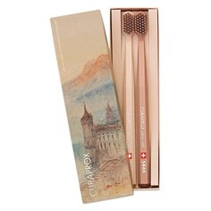 CURAPROX Набор Зубных щеток CS5460/2Box Willian Turner (темно-коричневый)