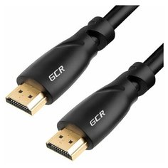 Кабель HDMI 0.2м для Apple TV SmartTV Xiaomi TV Box ПК PlayStation Xbox PS3 PS4 Pro проектор компьютер Ultra HD 4K 3D Ethernet GCR GOLD черный