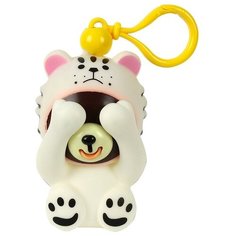 Развивающая игрушка 1 TOY Мишка-дразнюка - костюм снежного барса (T14726), белый