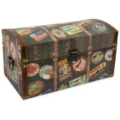"Gamma" DBK-04 декоративная шкатулка "сундучок" 39 x 21 x 21 см №014 "Саквояж"
