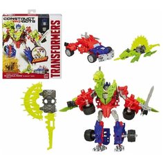 Конструктор Hasbro: Констракт-Боты Оптимус Прайм и Жующий Динозавр (Construct bots Optimus Prime and Gnaw dino) Трансформеры (Transformers) 58 деталей