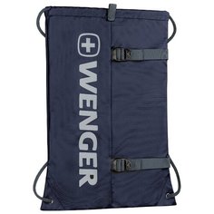 Рюкзак-мешок на завязках 610168 WENGER, синий, полиэстер, 35x1x48 см, 12 л